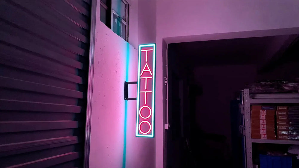 Projecting blade light box sign, the alternative to a row of individually cut channel letters