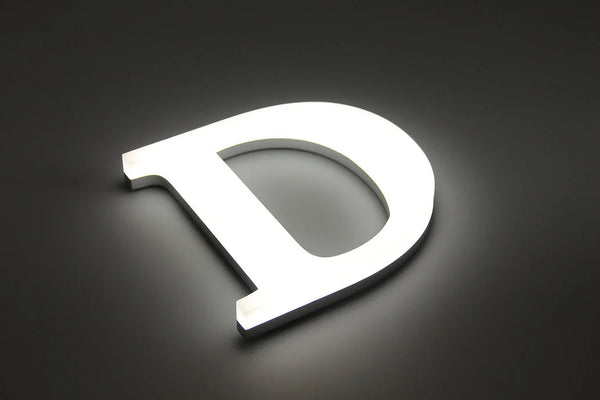 Front lit channel letters