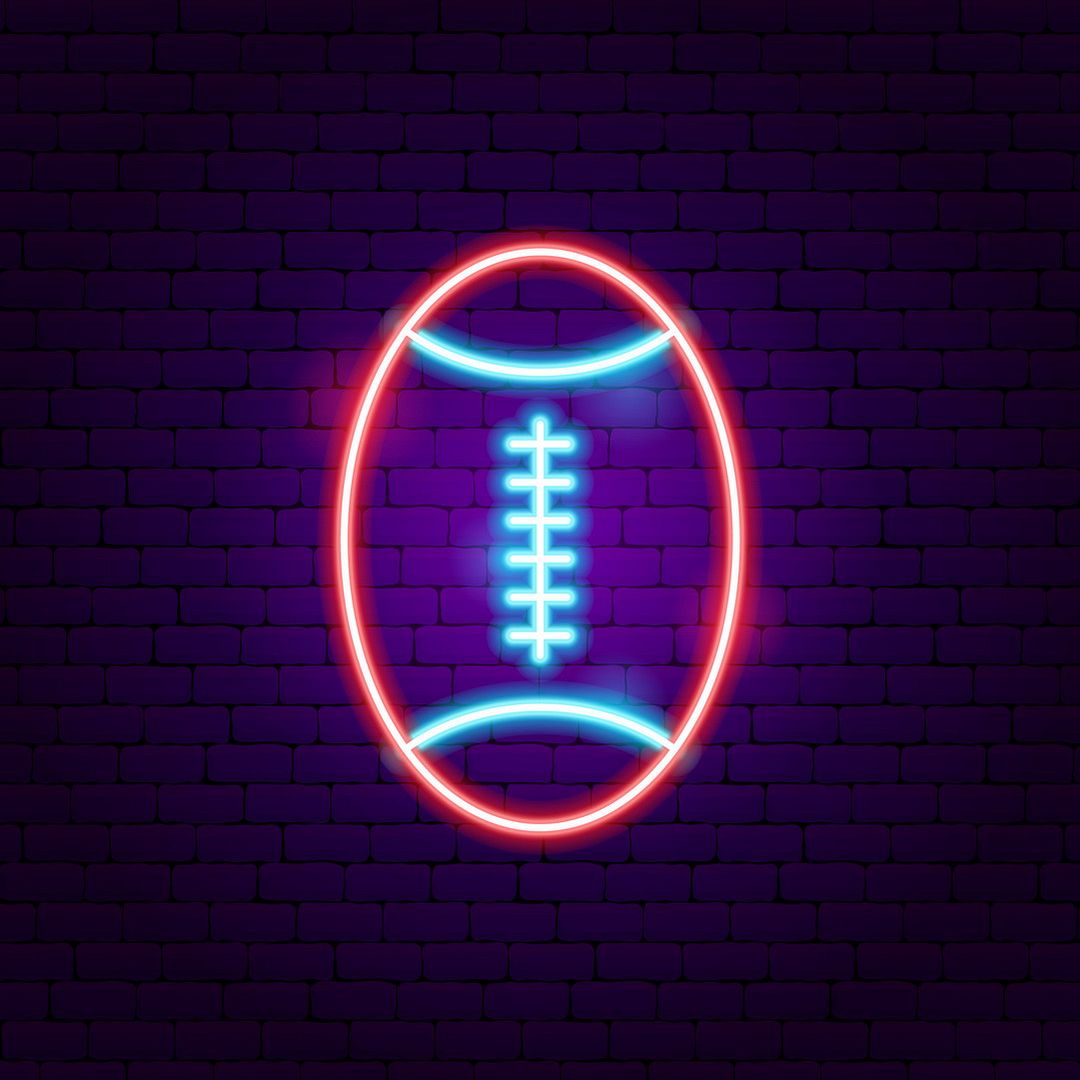 American Football Neon Sign