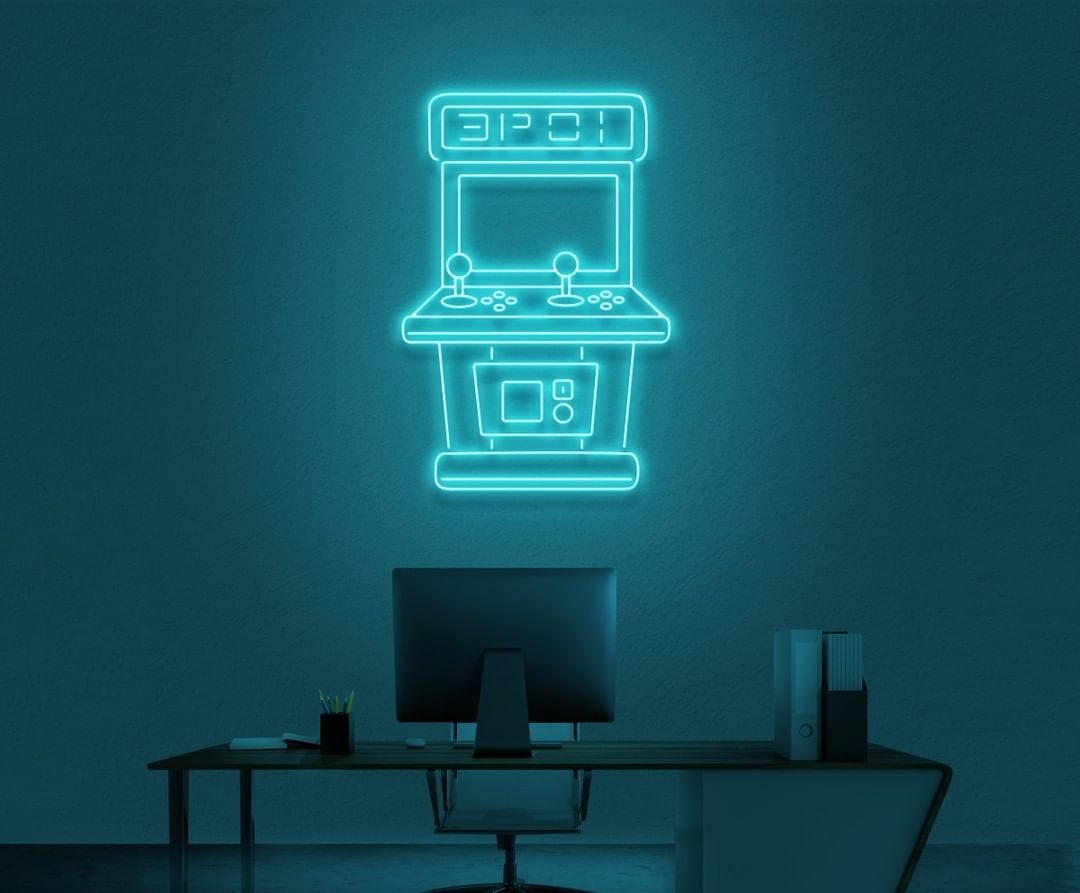 Arcade Video Game Neon Sign