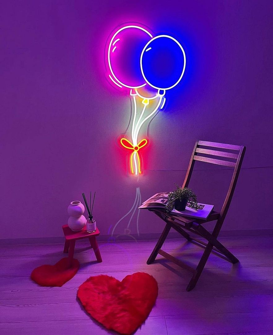 Balloons Neon Sign