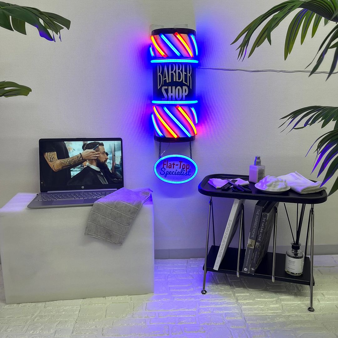 Barber Shop 3D Neon Sign