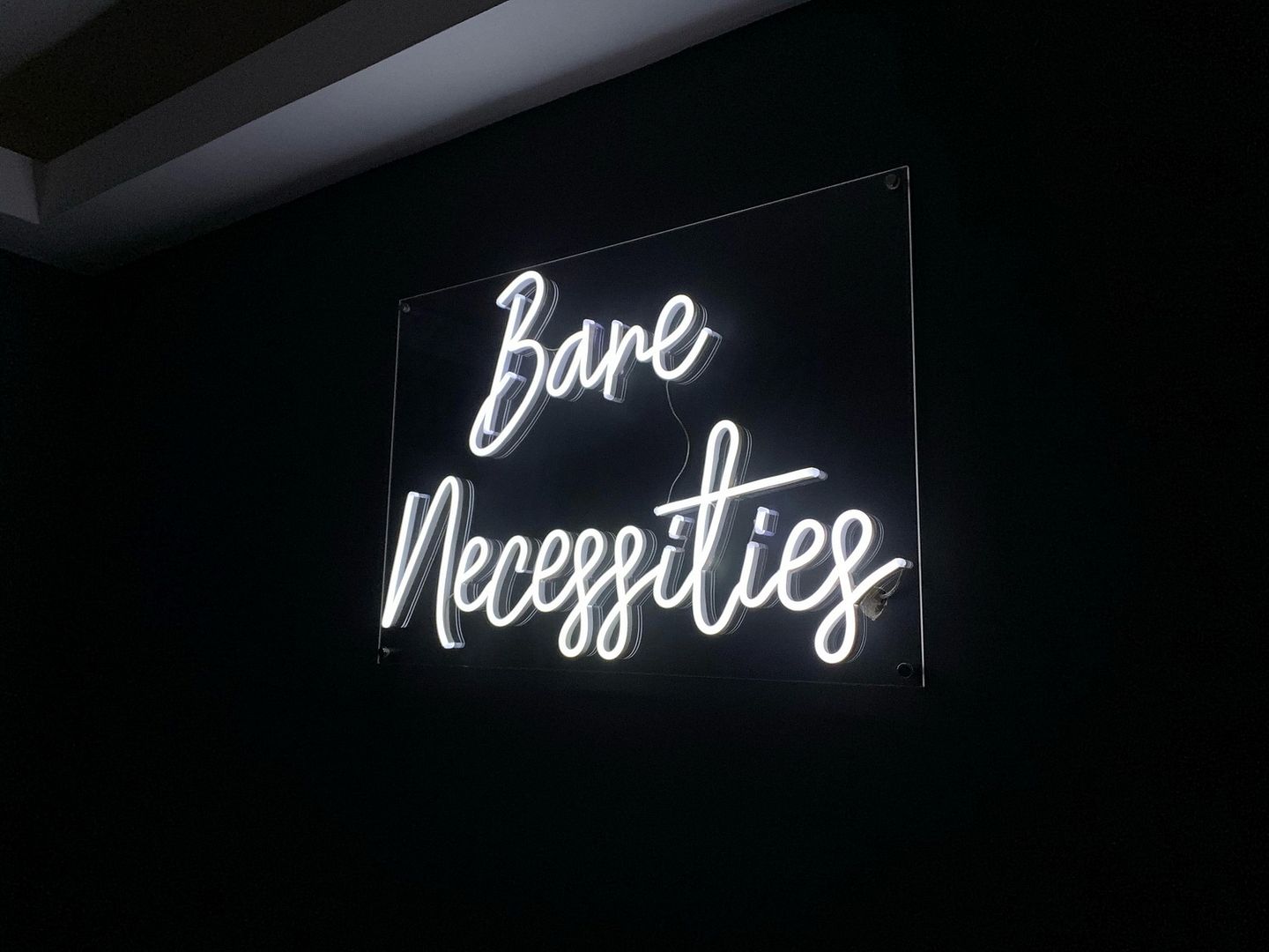 Bare Necessities Neon Sign