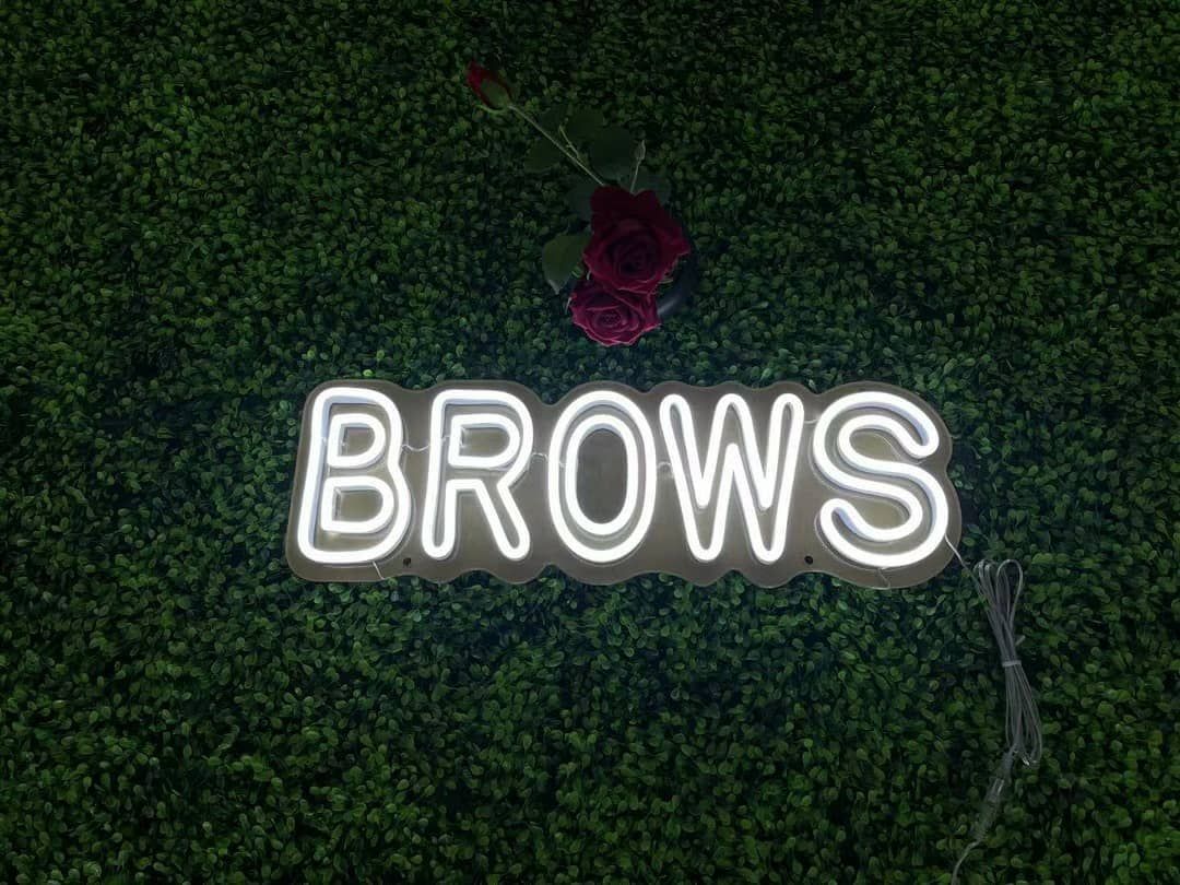 Brows Neon Sign