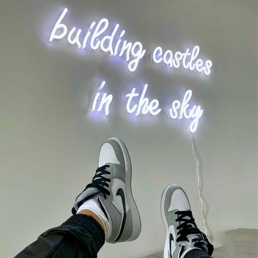 Building Castles in The Sky Neon Sign