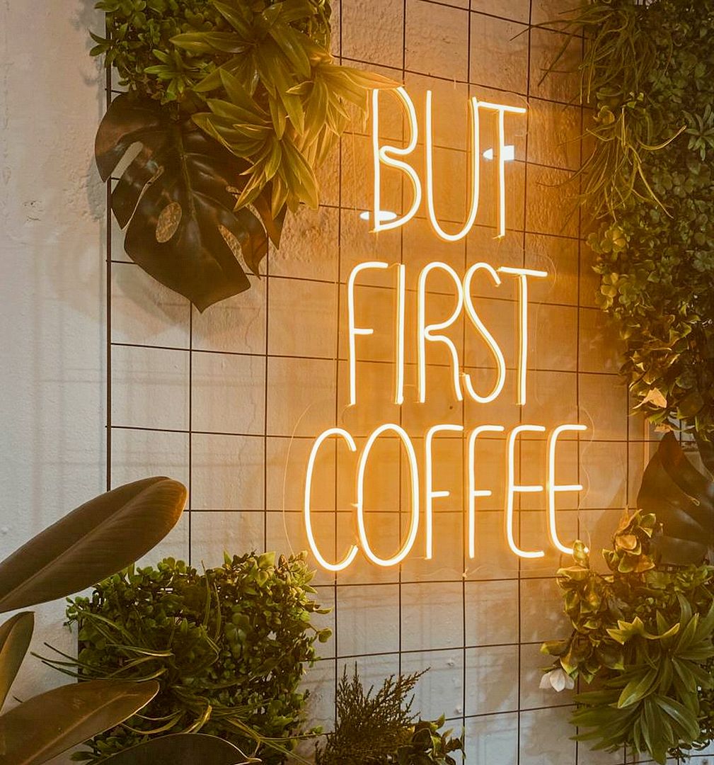 But First Coffee Neon Sign