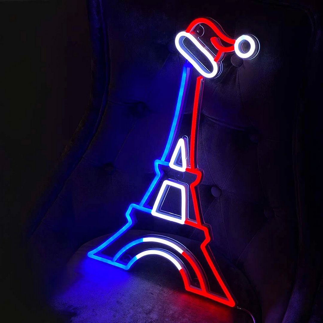 Christmas Eiffel Noel Neon Sign