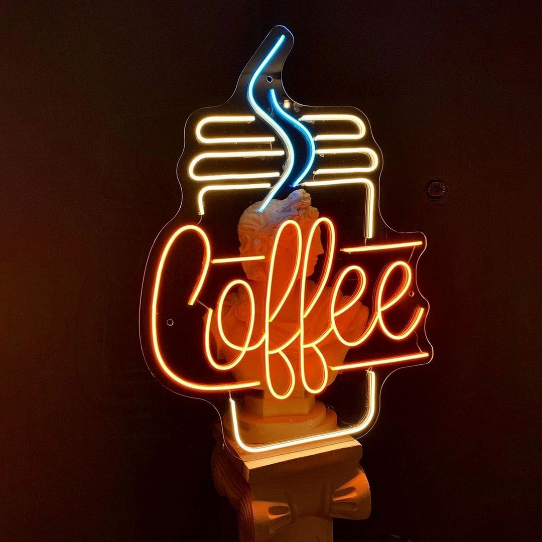 Coffee Cup Neon Sign