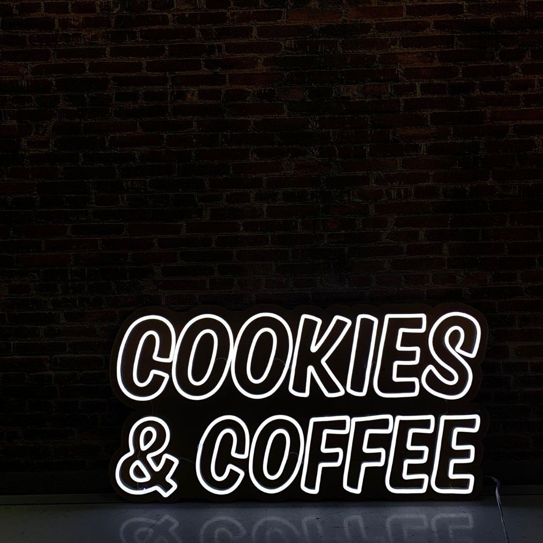 Cookies and Coffee Neon Sign