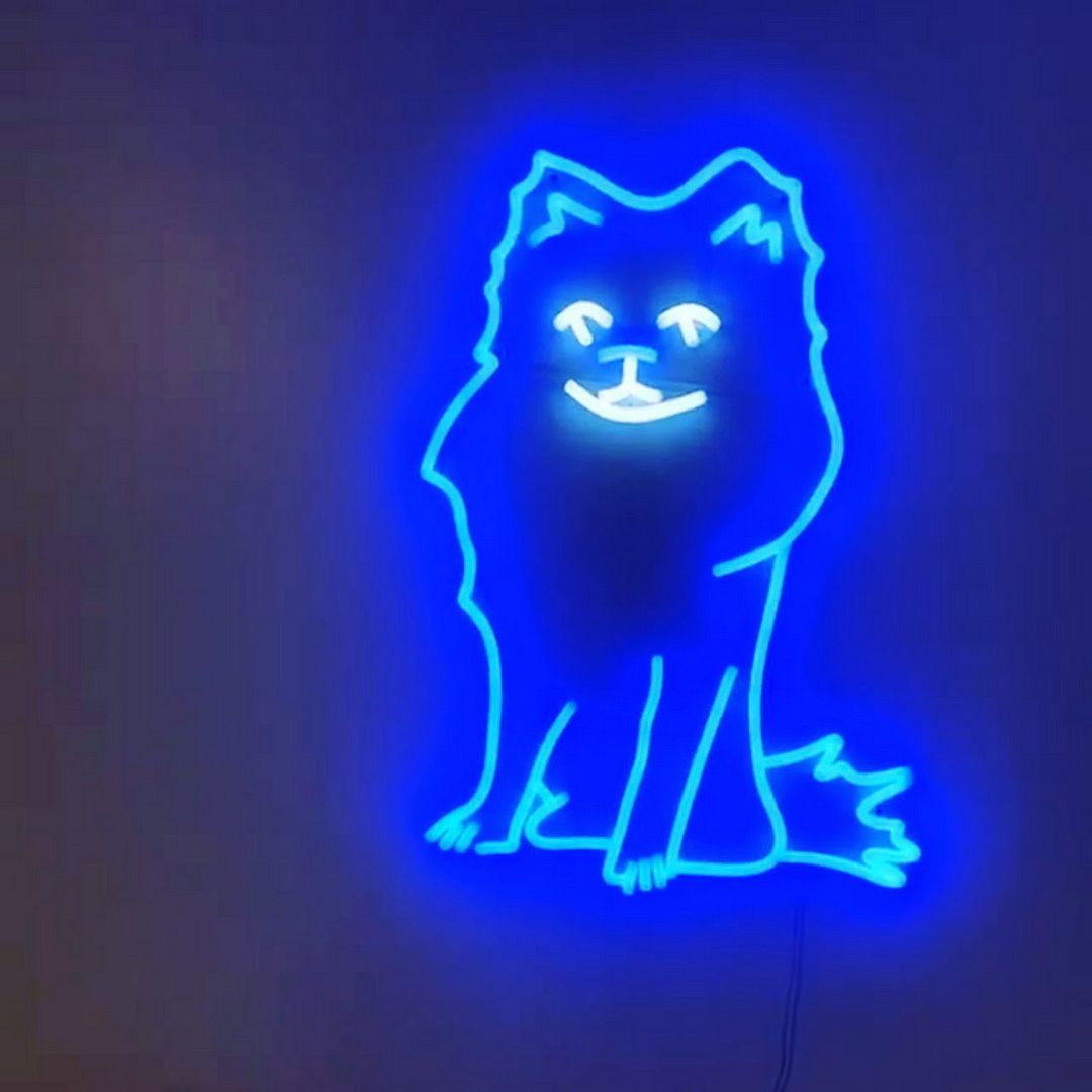 Dog Neon Sign
