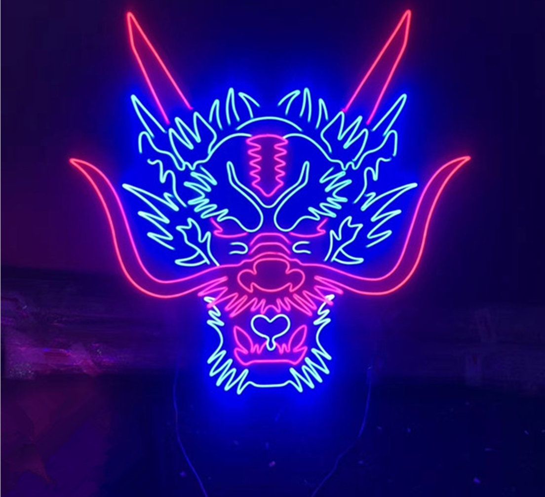Dragon Head Neon Sign