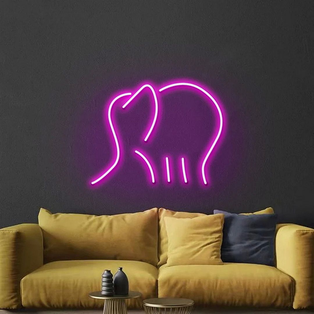 Elephant Neon Sign