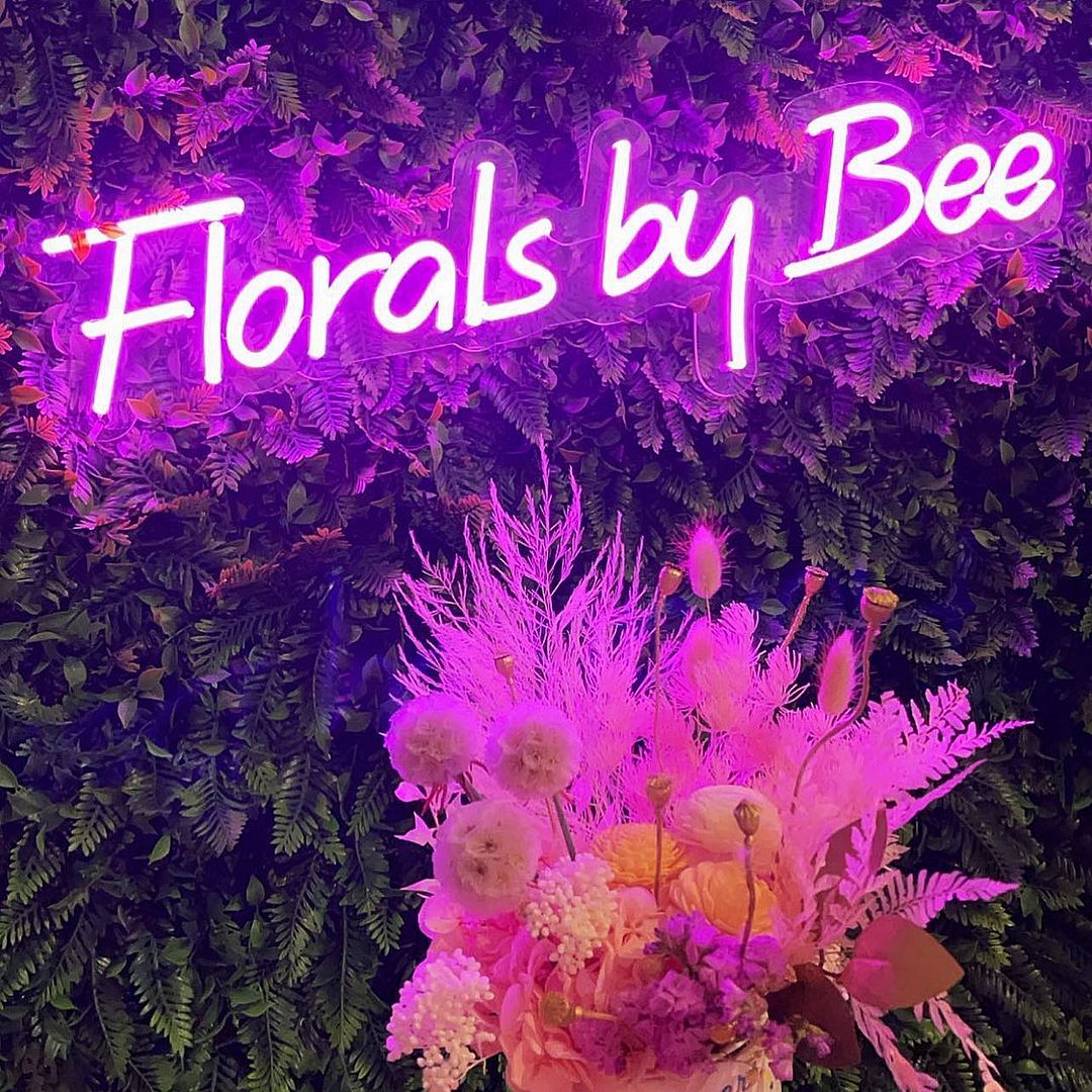 Florals By Bee Neon Sign
