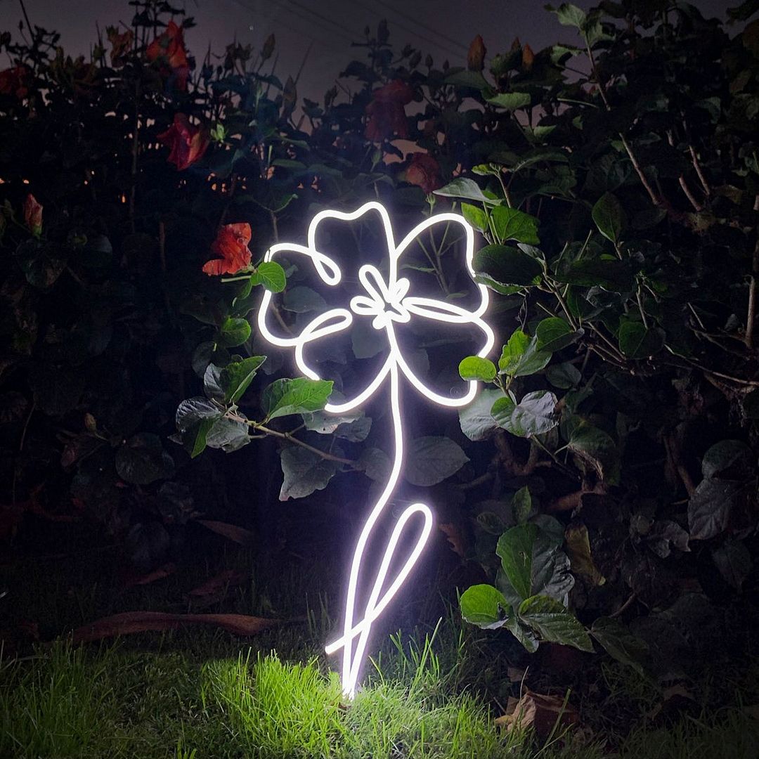 Flower Neon Sign