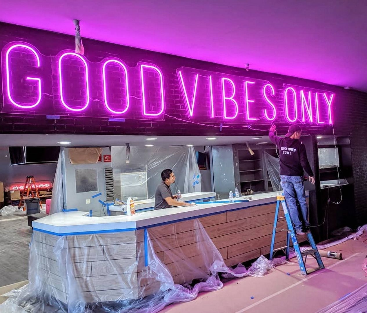 Good Vibes Only Neon Sign