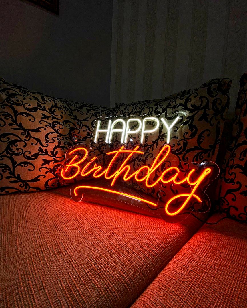 Happy Birthday Neon Sign – AOOS