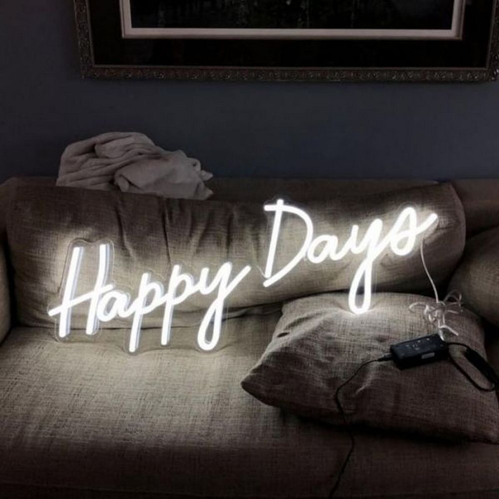 Happy Days Neon Sign