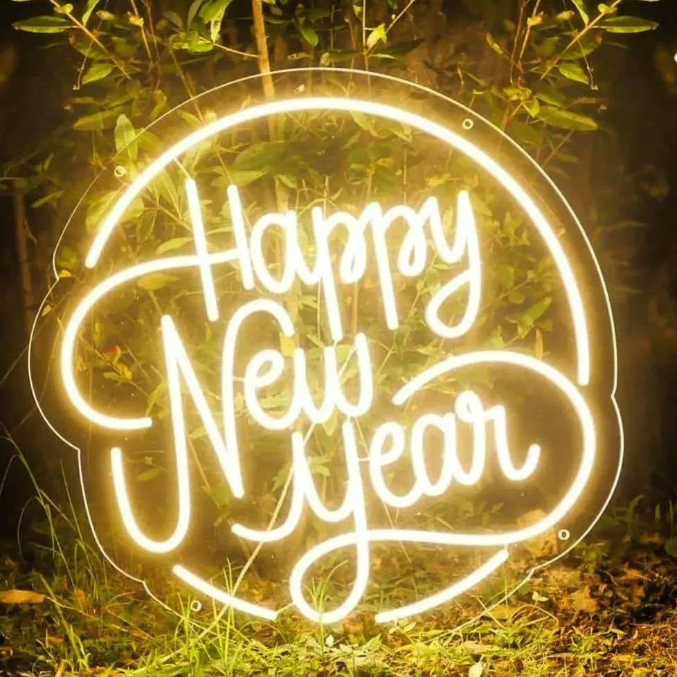 Happy New Year Neon Sign