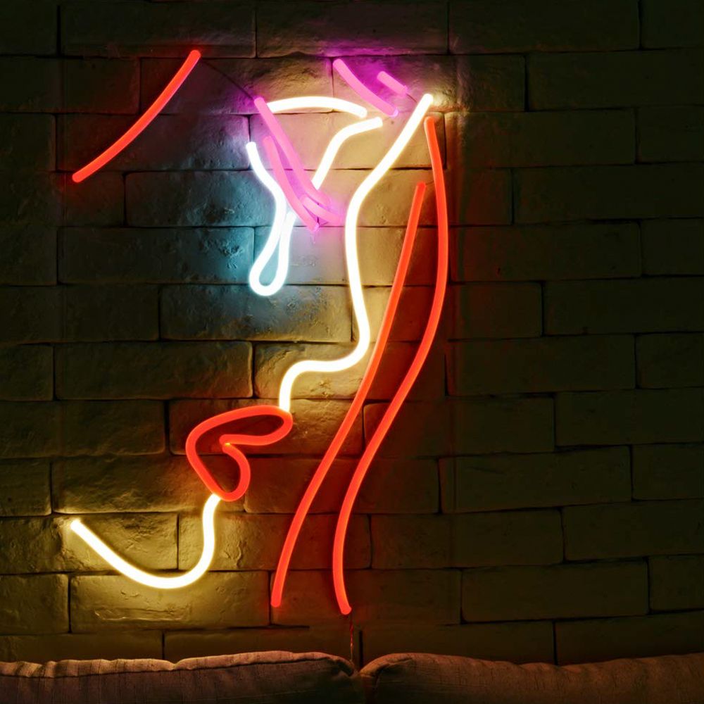 Heartbroken Girl Neon Sign
