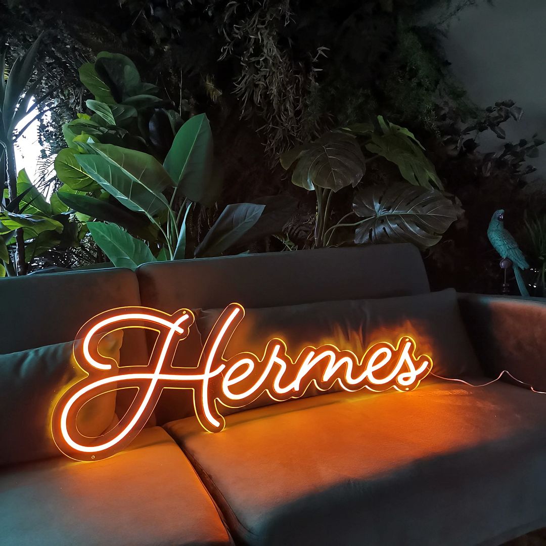 Hermes Neon Sign