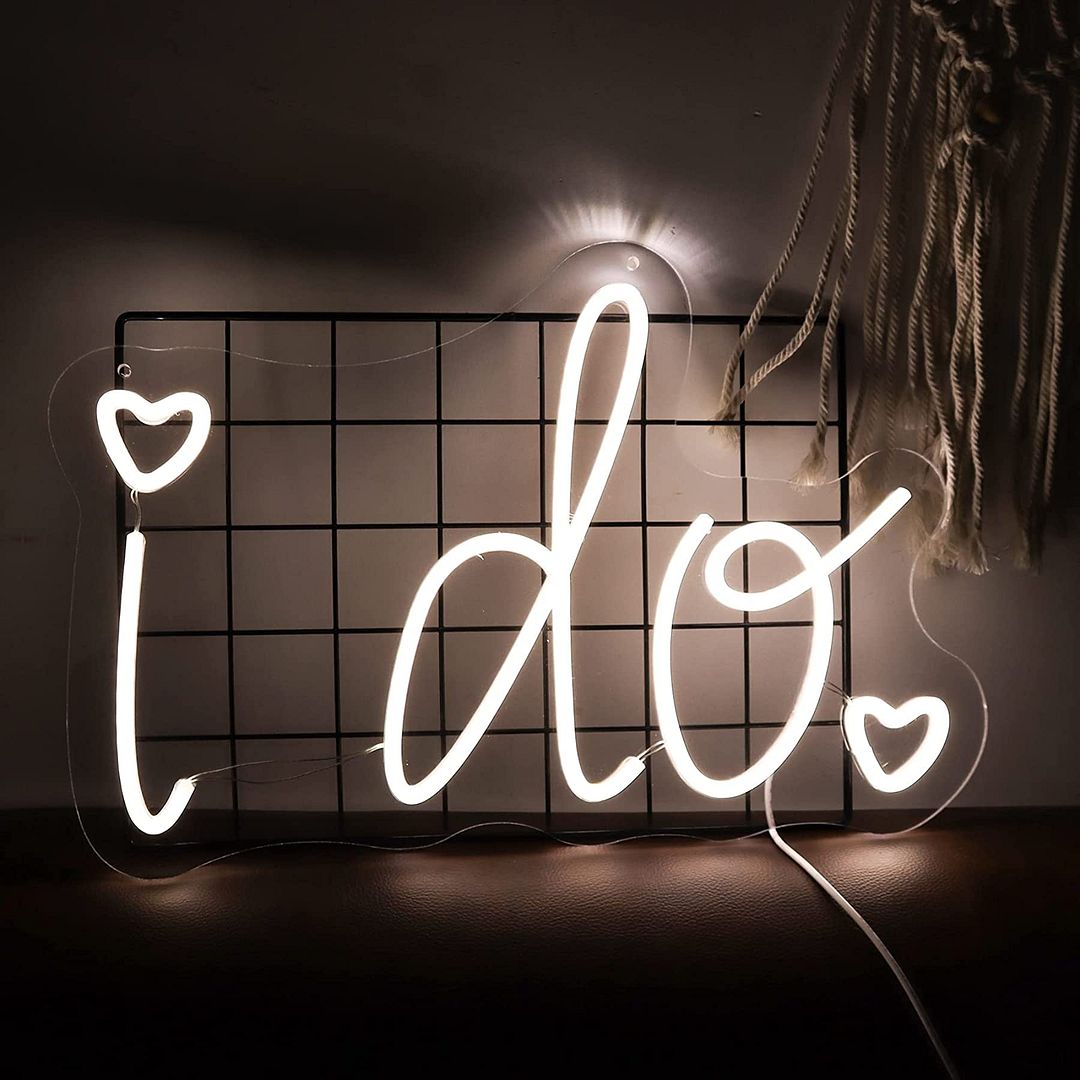 I DO Neon Sign