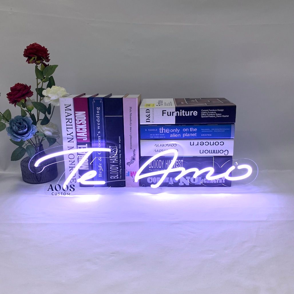 I Love You Neon Sign Te Amo Spanish Neon Sign