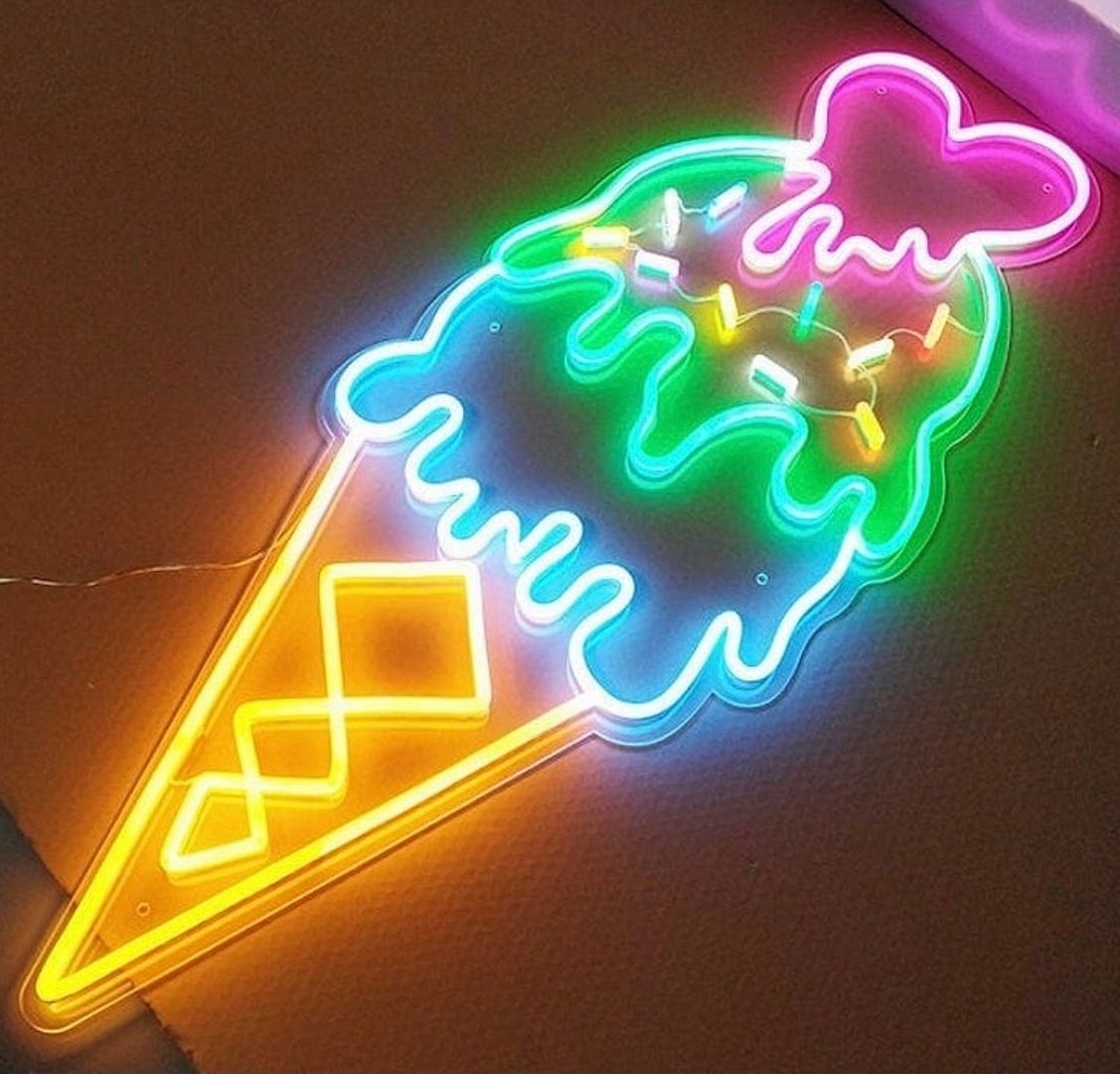 Ice Cream Neon Sign
