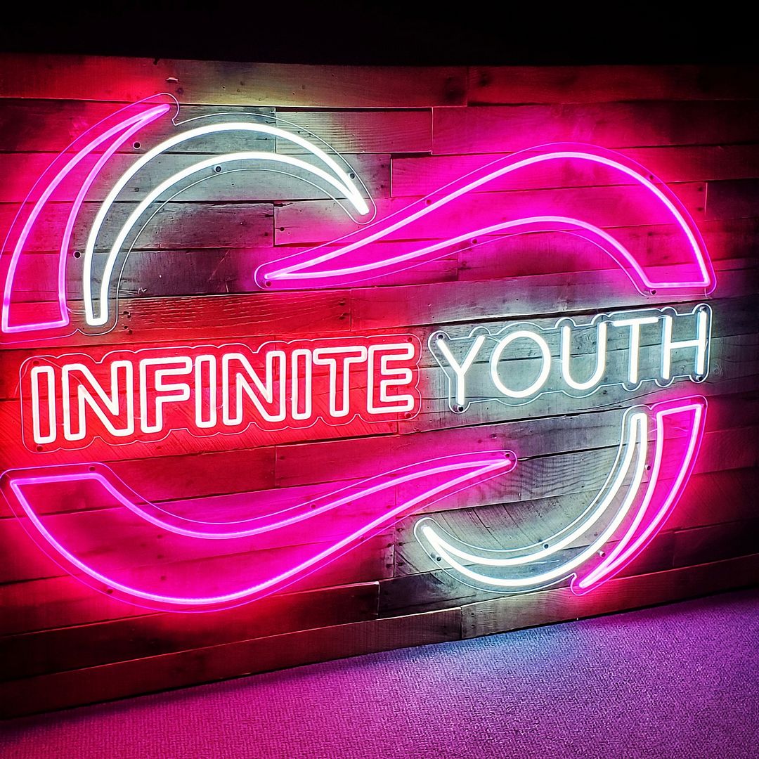 Infinite Youth Neon Sign