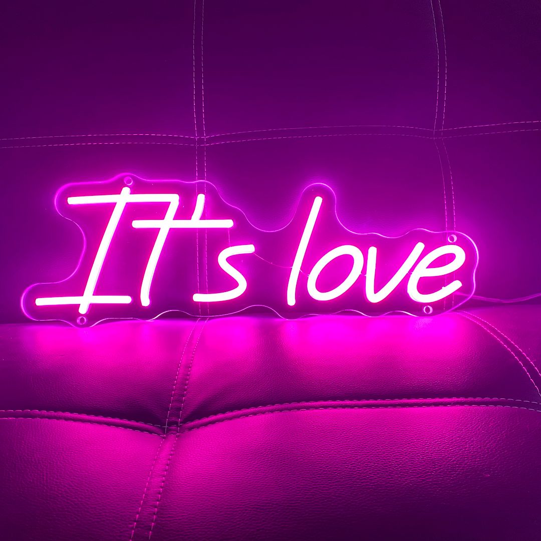 It's Love Neon Sign