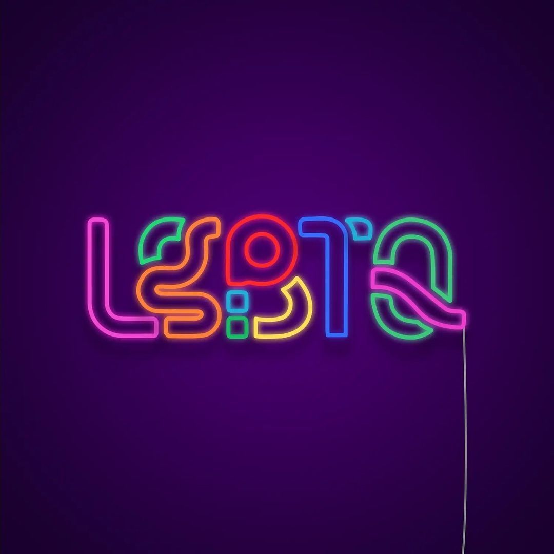 LGBTQ Rainbow Neon Sign