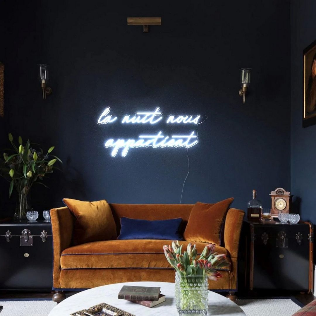 La Nuit Nous Appartient French Neon Sign