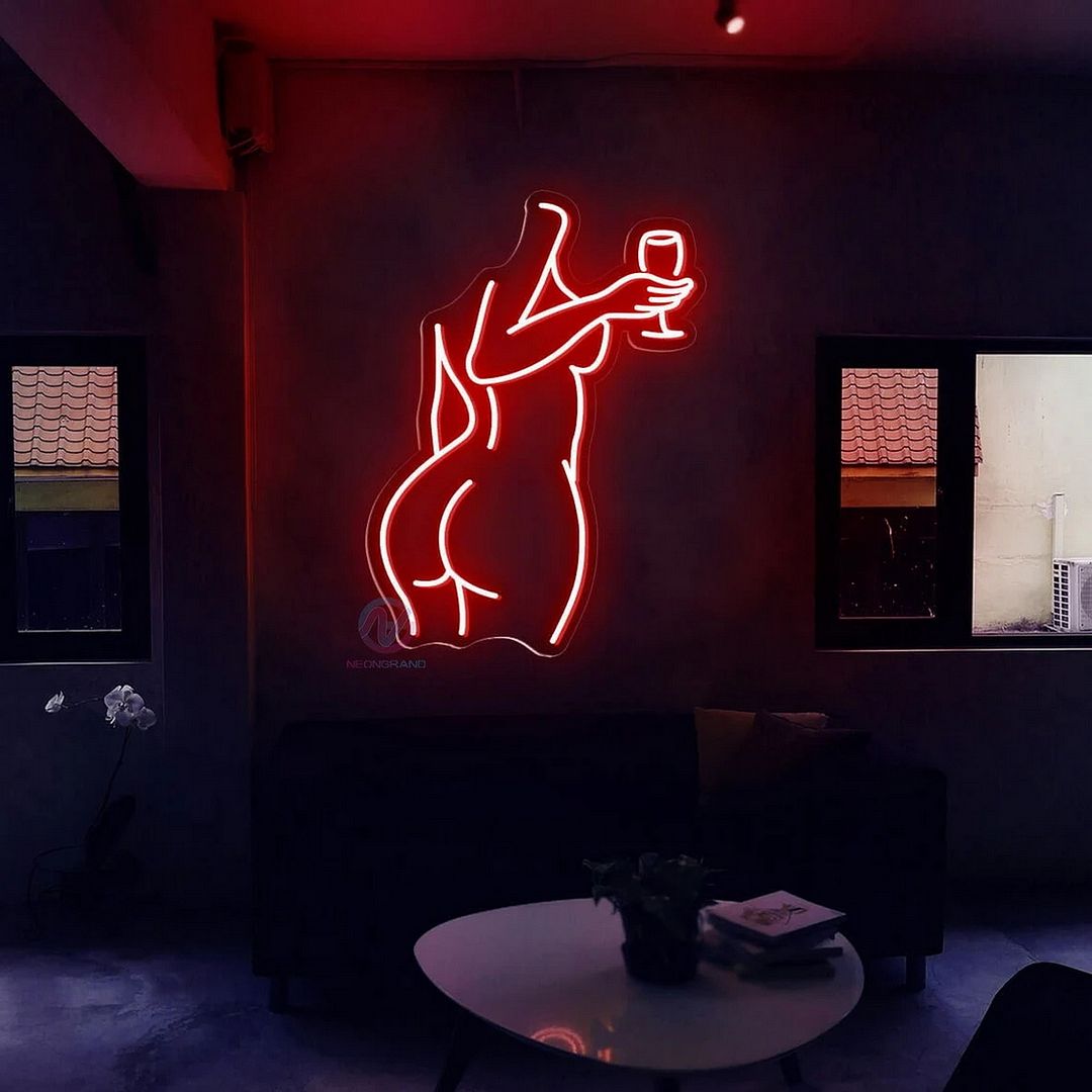 Lady Wall Neon Sign