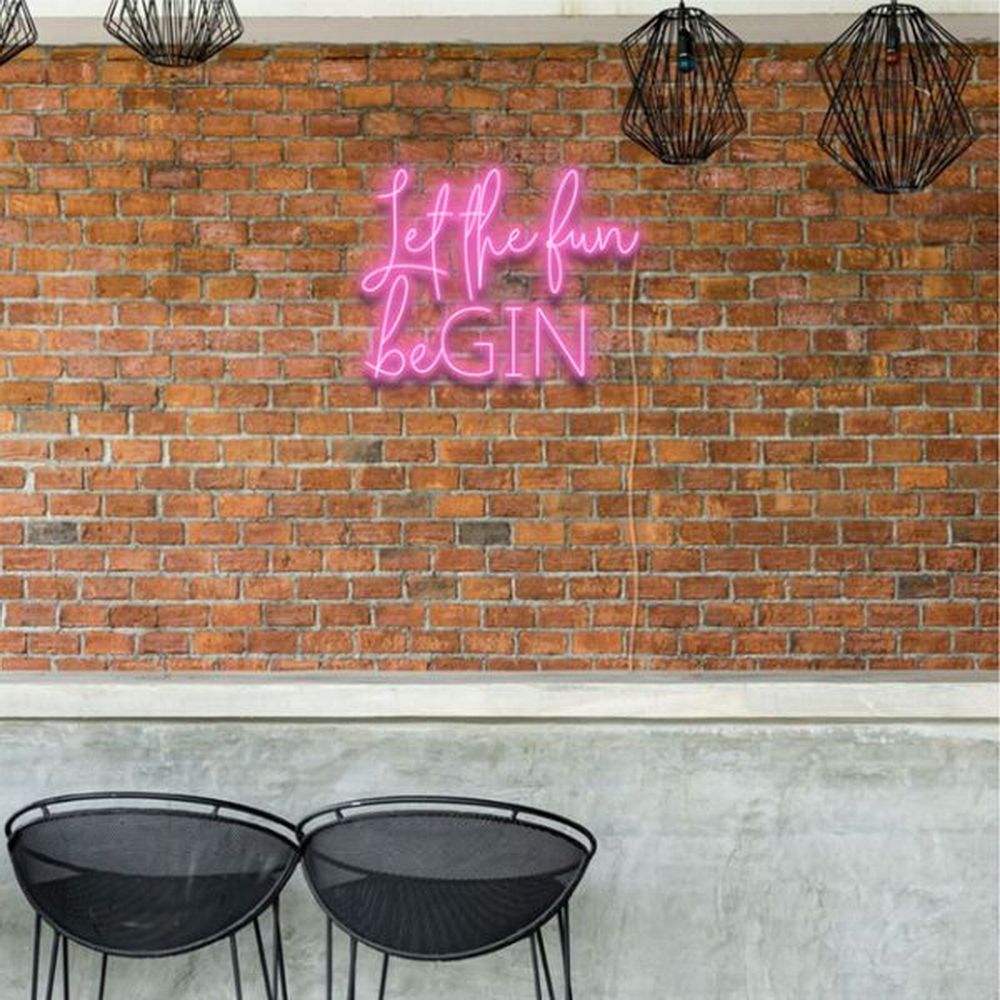 Let The Fun Begin Neon Sign
