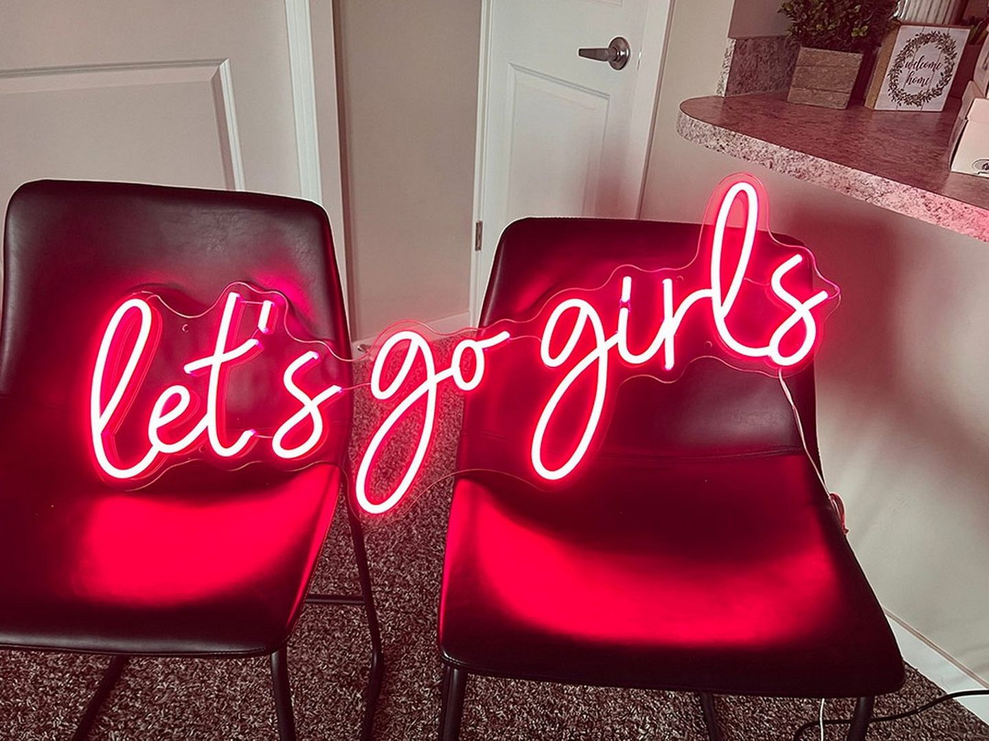 Let's Go Girls Neon Sign