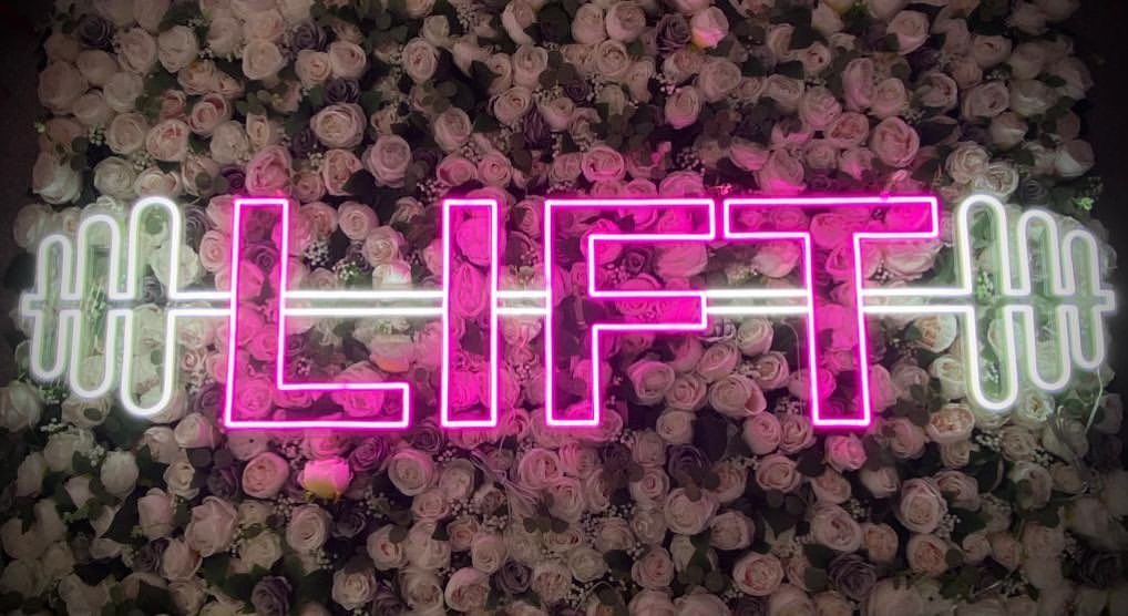 Lift Weight Gym Neon Signs, Neon Lights, LED Neon Signs for Room, Bars Light Up Signs, Cool Neon Light Signs, Neon Wall Lights