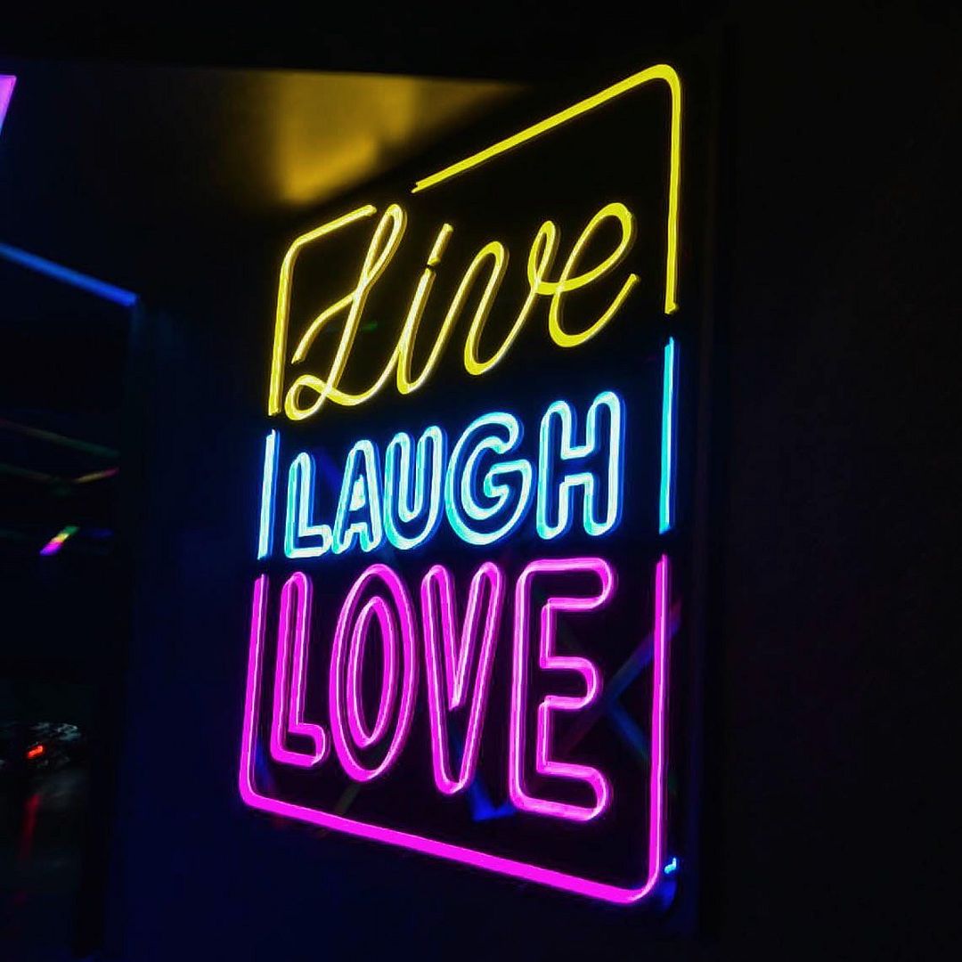 Live Laugh Love Neon Sign AOOS