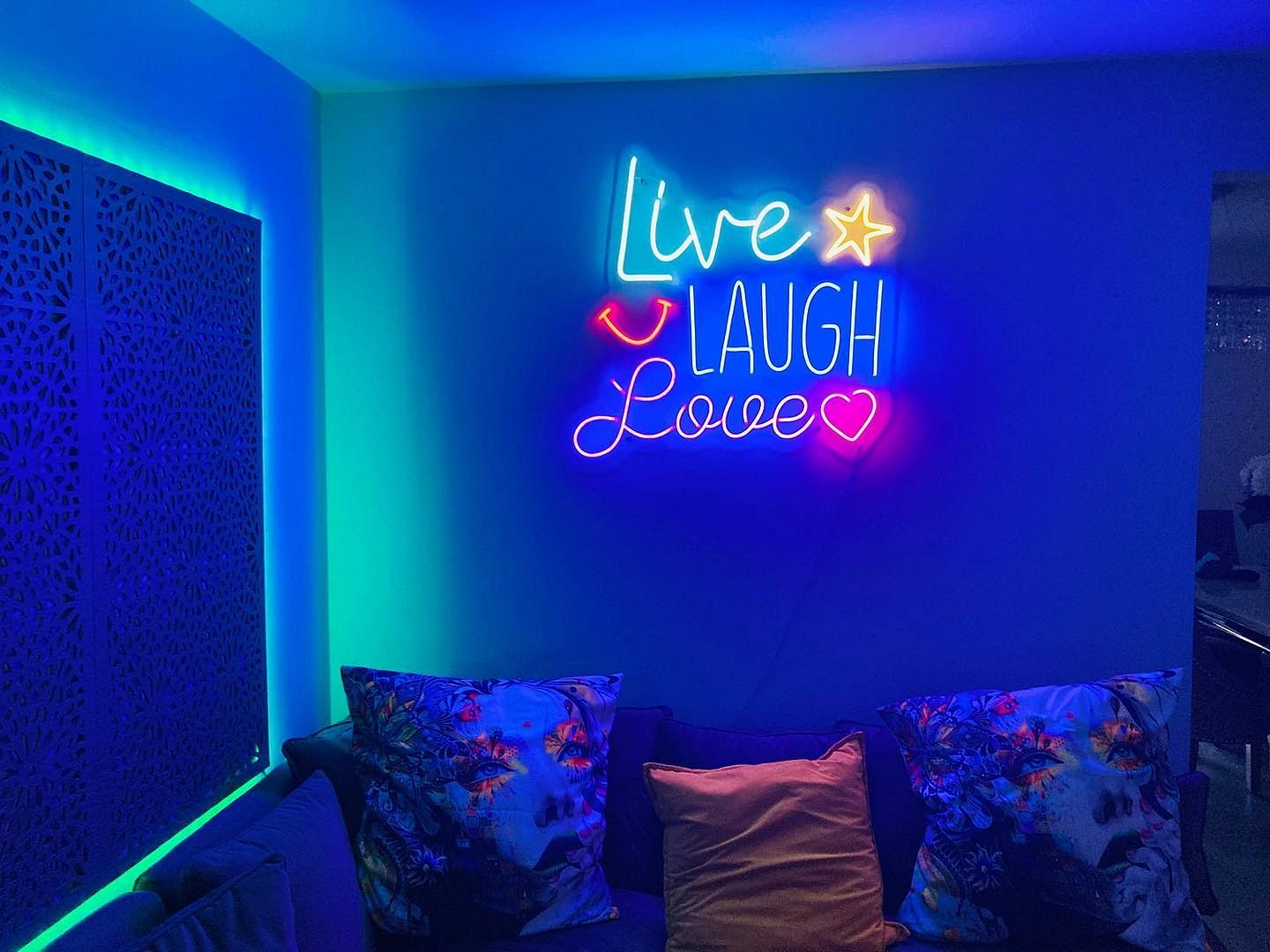 Live Laugh Love Neon Sign