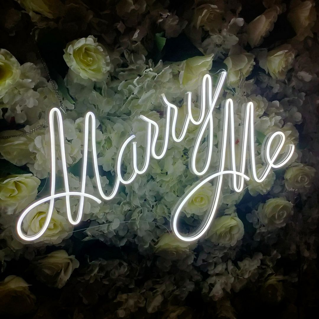 Marry Me Neon Sign