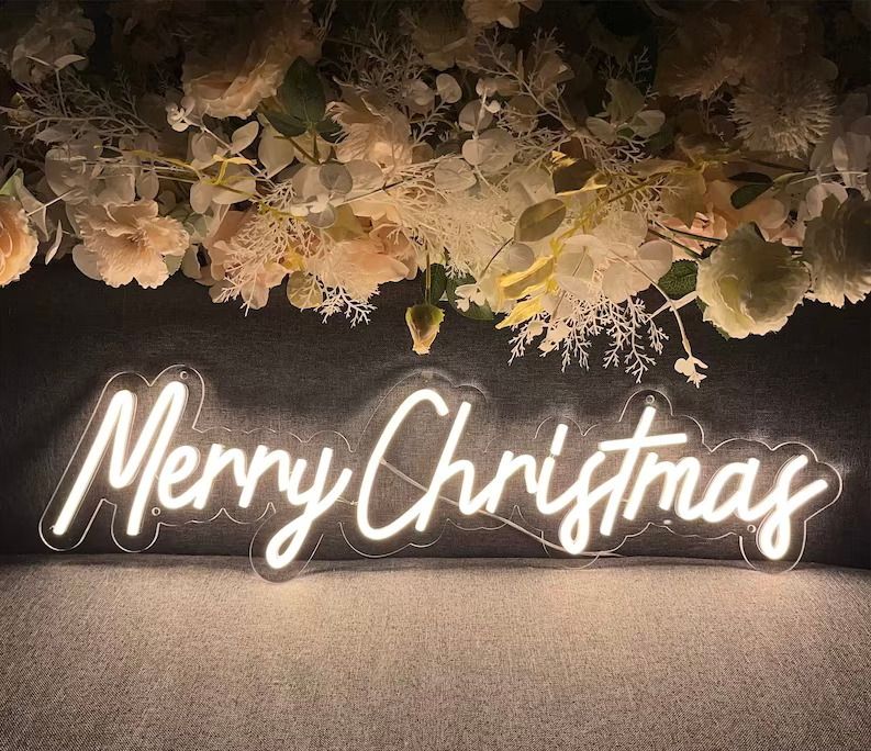 Merry Christmas Neon Sign