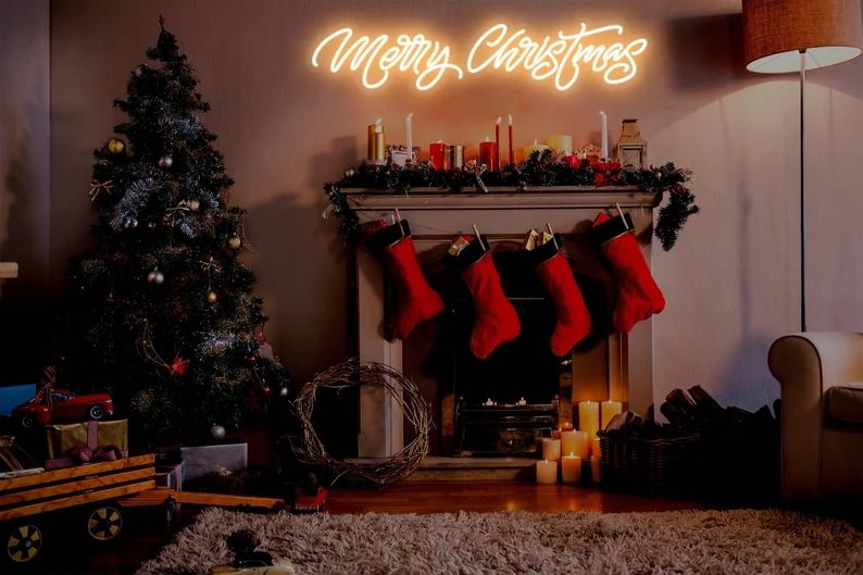 Merry Christmas Neon Sign
