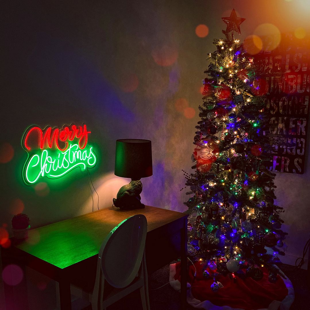 Merry Christmas Neon Sign