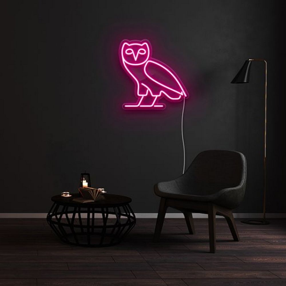 Minerva's Owl Neon Sign