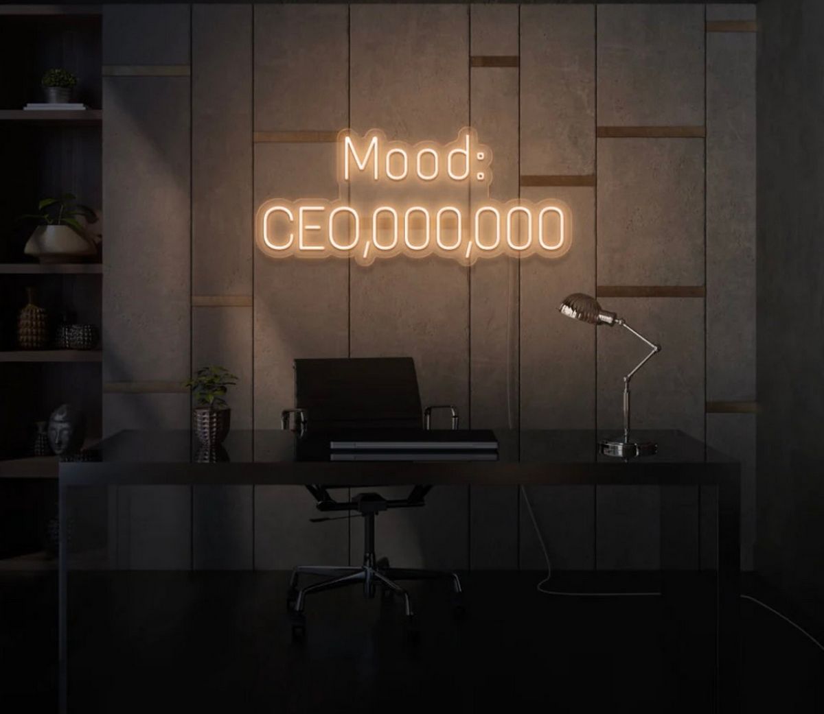 Mood CEO Neon Sign