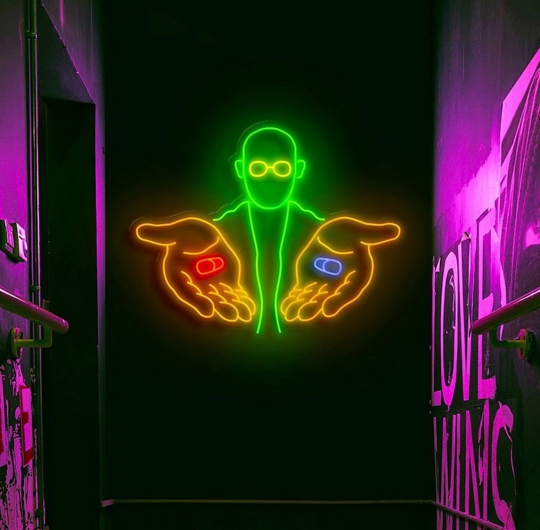 Morpheus Matrix Neon Sign