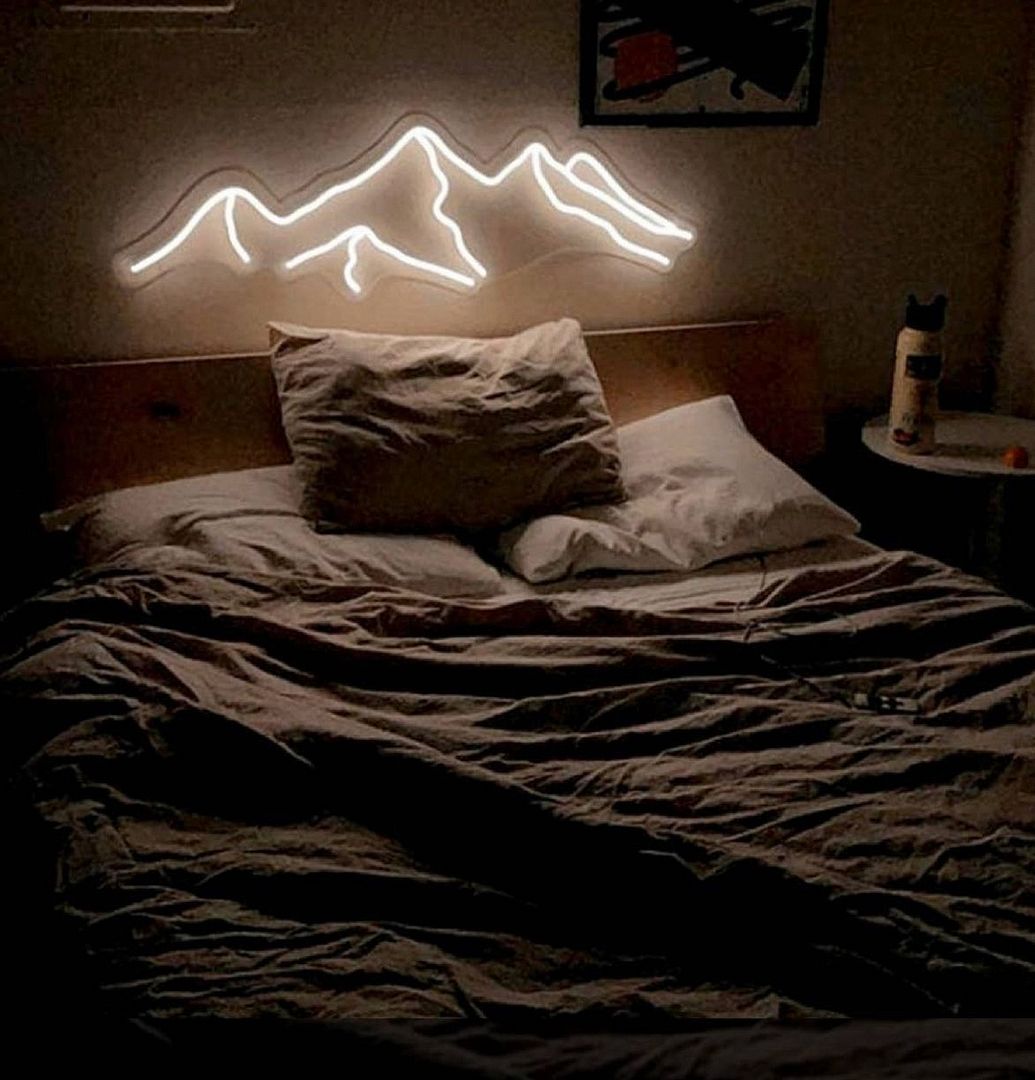 Mountains Neon Sign