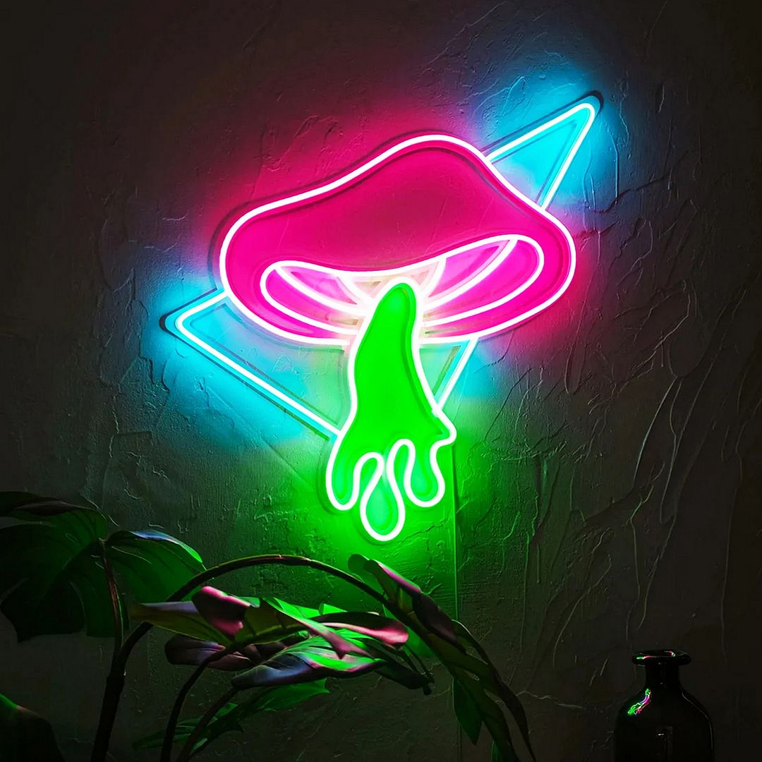 Mushrooms Neon Sign