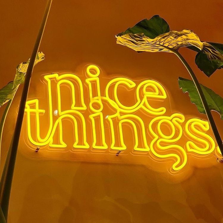 Nice Things Neon Sign