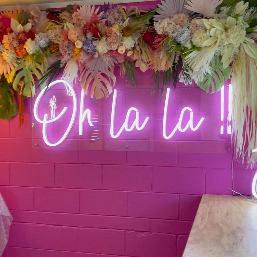 Oh La La French Neon Sign
