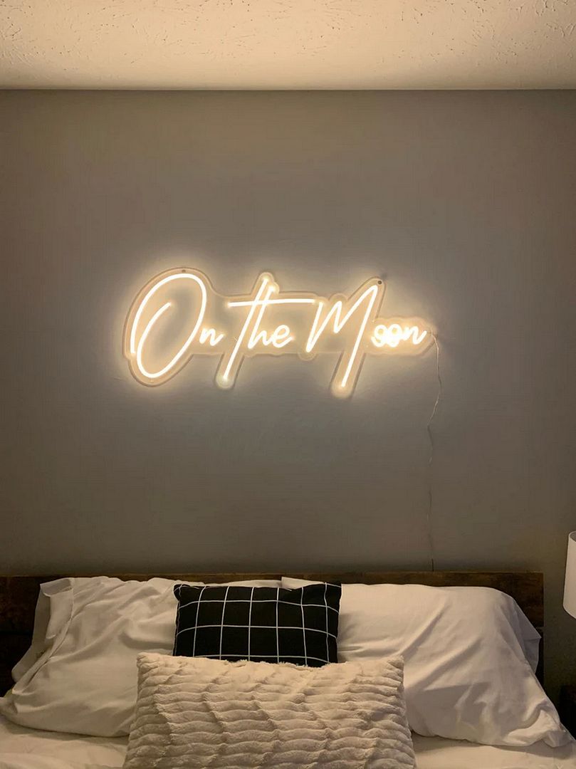 On The Moon Neon Sign
