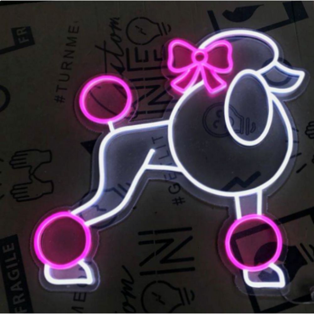 Poodle Neon Sign